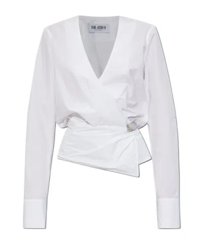 ATTICO THE ATTICO PLEATED BLOUSE