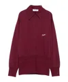 Attico Long Sleeve Shirt In Red
