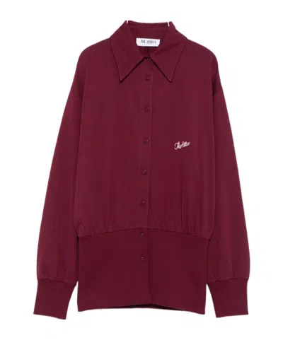Attico Long Sleeve Shirt In Red