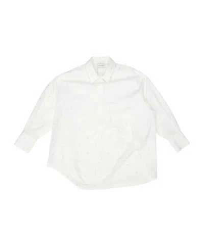 Attico Long-sleeved Shirt In White