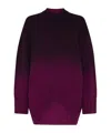 Attico Oversized Knit Dress Dresses In Red