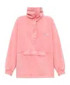 Attico Drawstring Cotton Jacket In Pink
