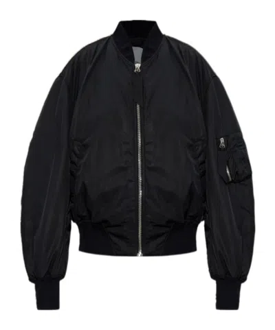 ATTICO THE ATTICO ANJA ZIPPED BOMBER JACKET