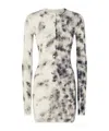 Attico Long-sleeved Dress In White