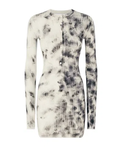 Attico Long-sleeved Dress In White