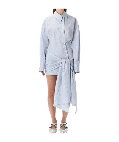 ATTICO LONG-SLEEVED SHIRT DRESS