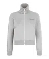 Attico Long-sleeved Sweater In Gray