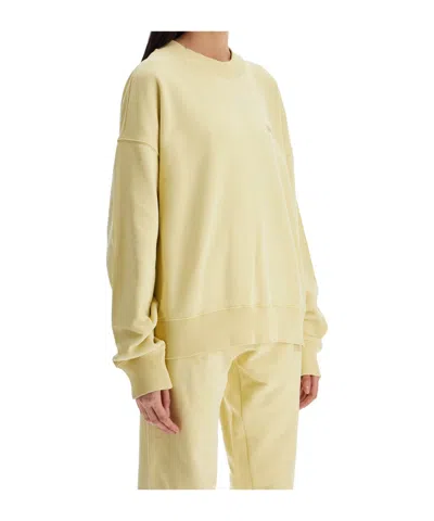 Attico Long-sleeved Sweater In Nude