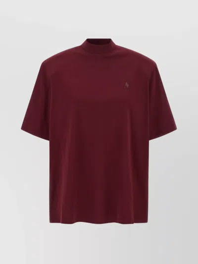 ATTICO LONG STRAP T-SHIRT WITH SHORT SLEEVES