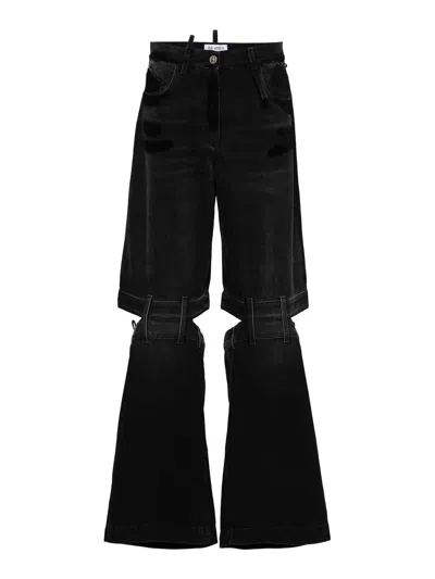 ATTICO LUNGHI HIGH-RISE WIDE-LEG JEANS