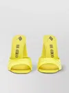 Attico Luz Crocodile Cone Heel Mules