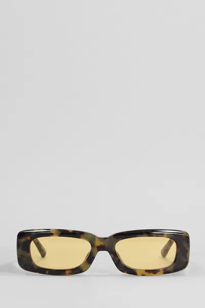 Attico Mafra Sunglasses In Tortoise Shell Acrylic In Brown
