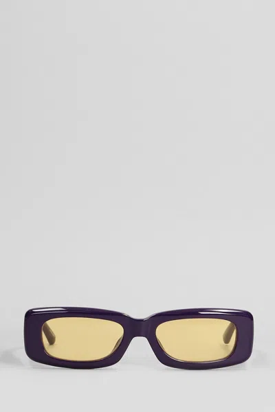 Attico Mafra Sunglasses In Viola Acrylic In Purple