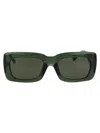 Attico Marfa Sunglasses In 013 Green Green Green