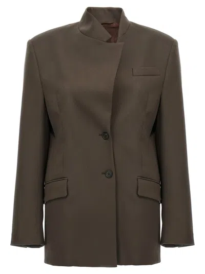 ATTICO MAXI SHOULDER STRAP BLAZER