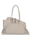 Attico Beige La Passeggiata Medium Shoulder Bag In White