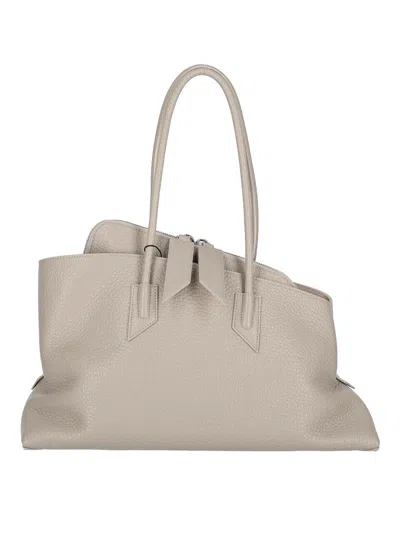 Attico Medium Hand Bag In Beige