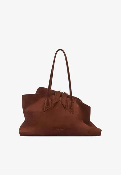 ATTICO MEDIUM LA PASSEGGIATA SUEDE BAG