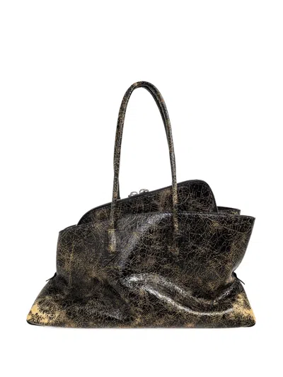 Attico Medium La Passeggiata Tote Bag In Black