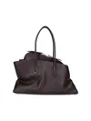 Attico Medium Shoulder Bag "la Passeggiata" In Brown