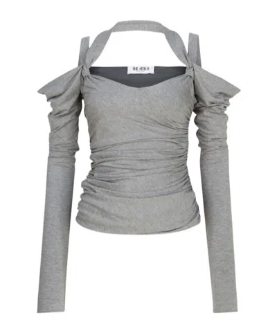 ATTICO MELANGE GREY TOP