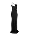 Attico Synthetic Fibers Dress In Black