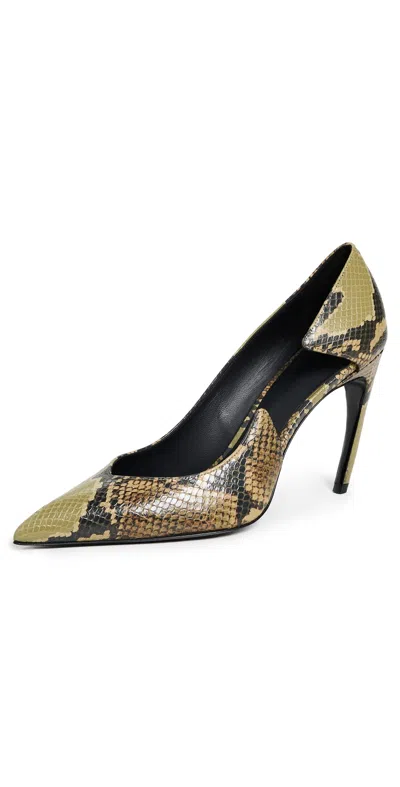 Attico Mia Pumps 95mm Black/sahara In Multi