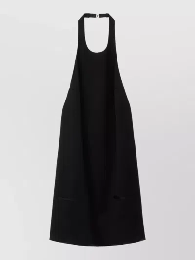 Attico Midi Dress In Black