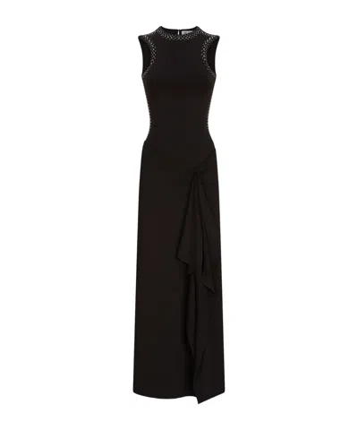 ATTICO THE ATTICO CRYSTAL-EMBELLISHED SLEEVELESS MAXI DRESS