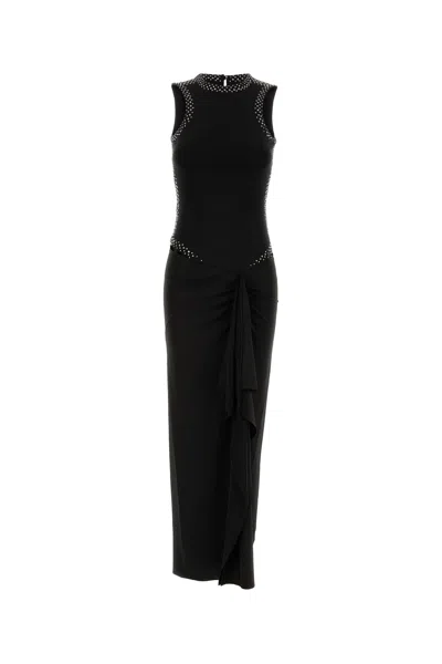 Attico Midi Dress In Black