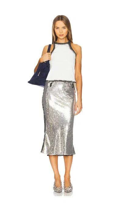 Attico Sequin-embellished Midi Dress In Multicolor