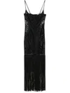 Attico Midi Dress With Embroidery