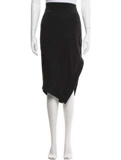 Pre-owned Attico Midi Length Skirt In Black