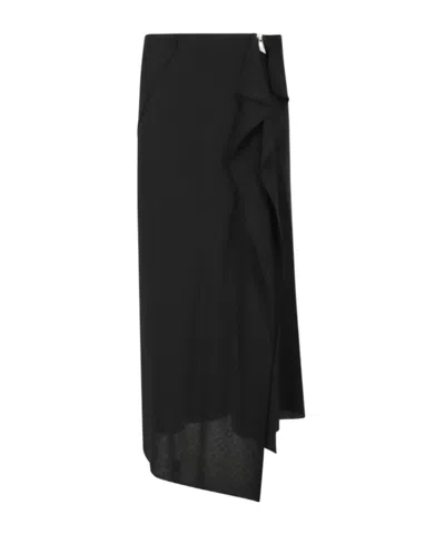 Attico Midi Skirt In Black