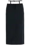 Attico Midi Skirt In Black