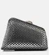 Attico Midnight Mini Embellished Clutch In Black