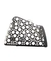 Attico Midnight Stud-embellished Leather Clutch Bag In Black