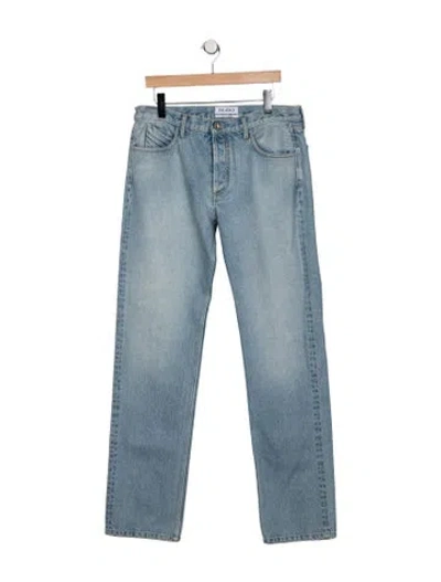 Pre-owned Attico Mid-rise Straight Leg Jeans W/ Tags In Blue