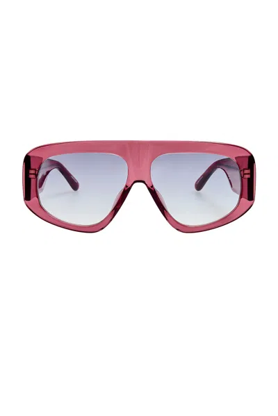 Attico Milano Sunglasses In Red