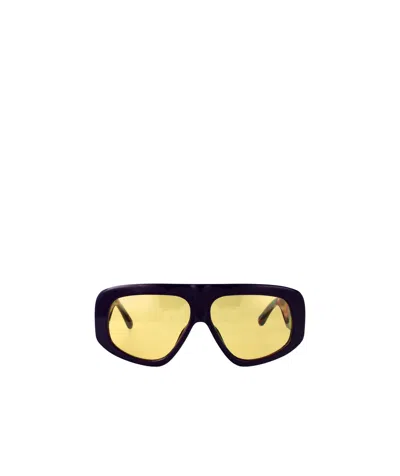 Attico Milano Sunglasses In Yellow