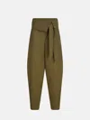 Attico Military Green Long Pant In Green