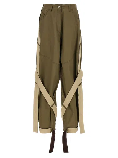 Attico Military Pants In Green