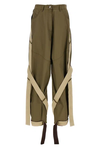 Attico 'military' Pants In Green