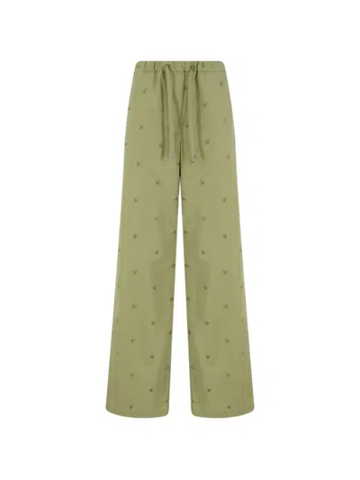 Attico Military-green Pants