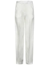 ATTICO MILK-COLORED ''JAGGER'' TROUSERS