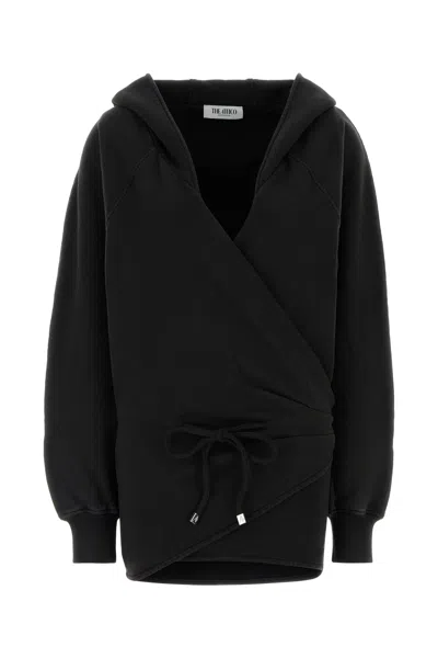 Attico Graphite Cotton Mini Dress