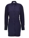 Attico Tailored Mini Chemisier Dress With Button Closure
