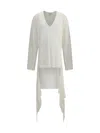 Attico Asymmetric Mini Dress