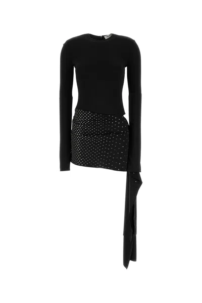 Attico Mini Dress-38 Nd The  Female In Black
