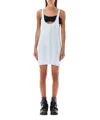 Attico Light Blue Flat Ribbed Tank Top